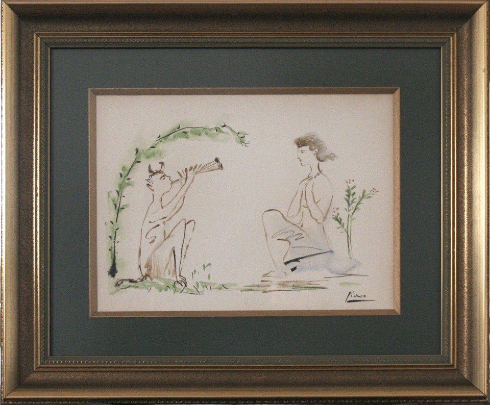 Pablo Picasso - Faun and Woman