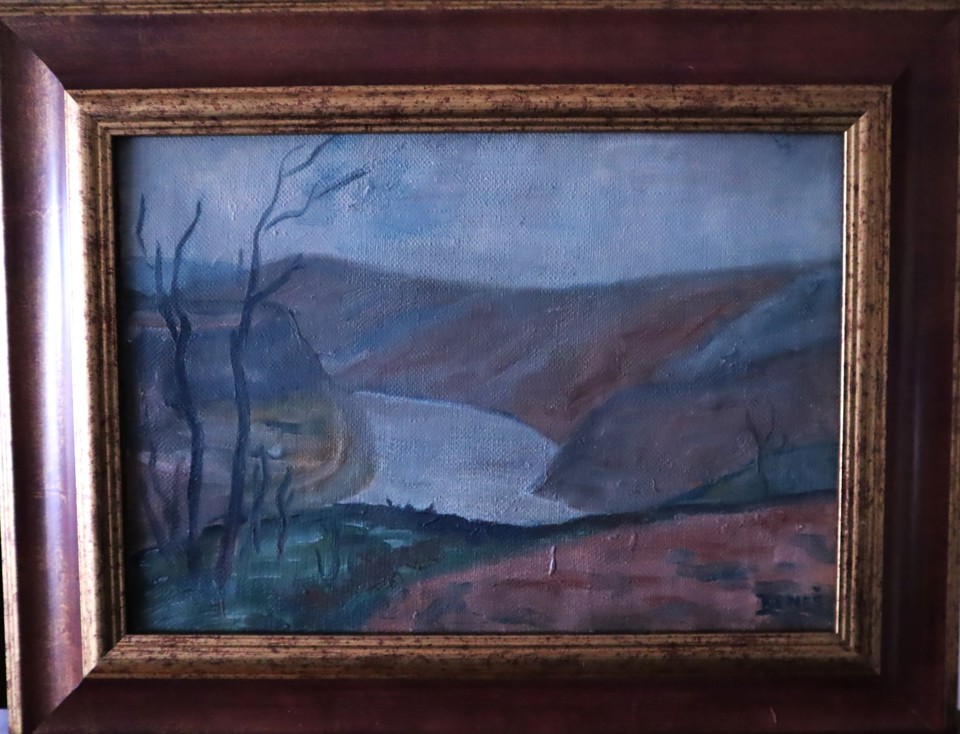 Vincenc Beneš - The Vltava River near Davle
