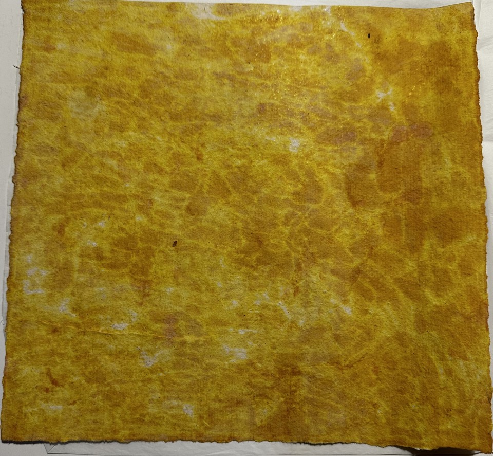 Figurální kresba na ručním papíře