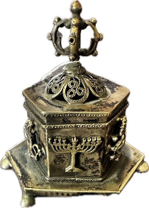 Decorative Russian silver with Jewish motifs – monkeys - 4