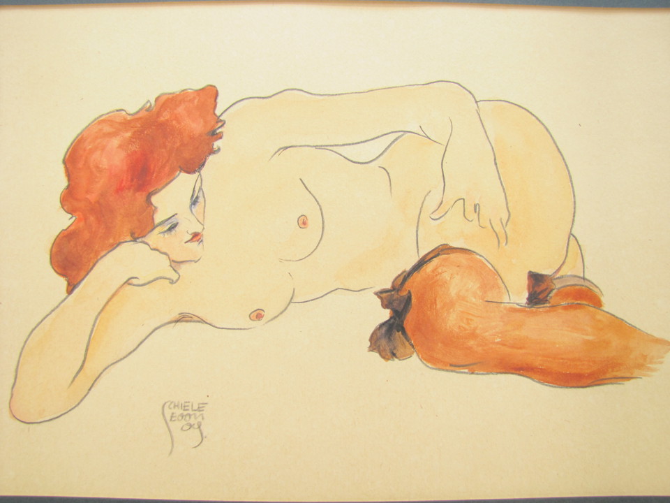 Egon Schiele - Female Nude