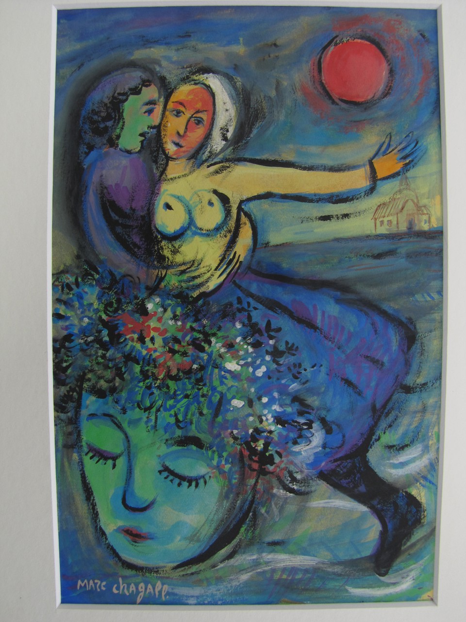Marc Chagall - Sleeping Lover