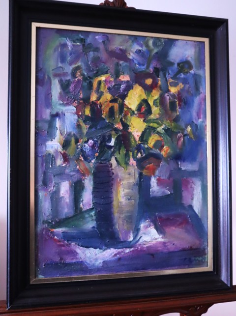 Vincenc Beneš - A Bouquet in a Vase - 1
