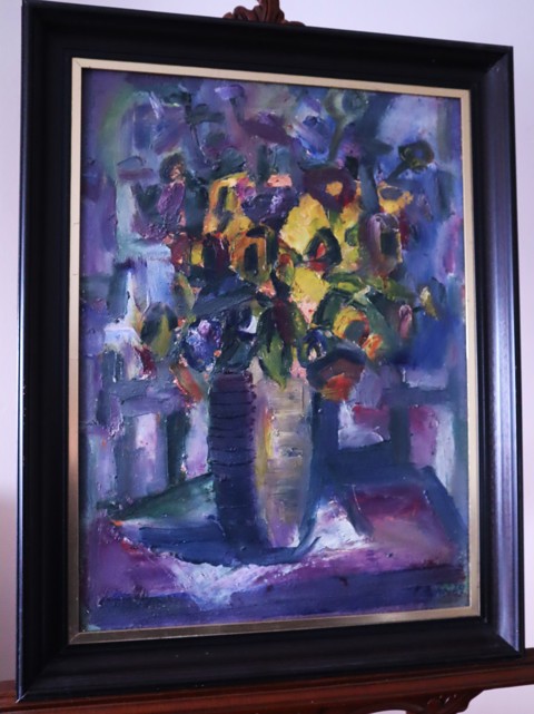 Vincenc Beneš - A Bouquet in a Vase - 2