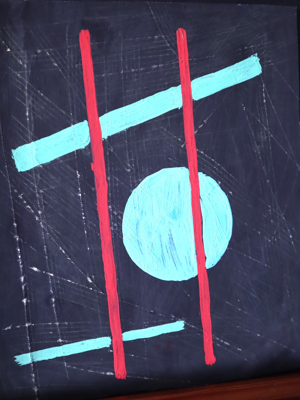 Geometric shapes - signed K.M.