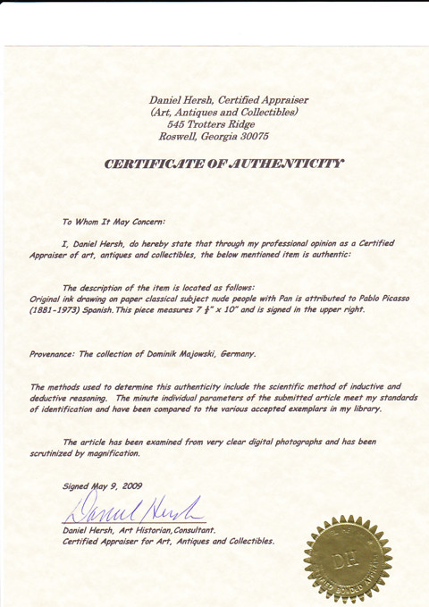 Pablo Picasso - Nude Figures with a Flute - 5