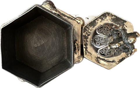 Decorative Russian silver with Jewish motifs – monkeys - 7