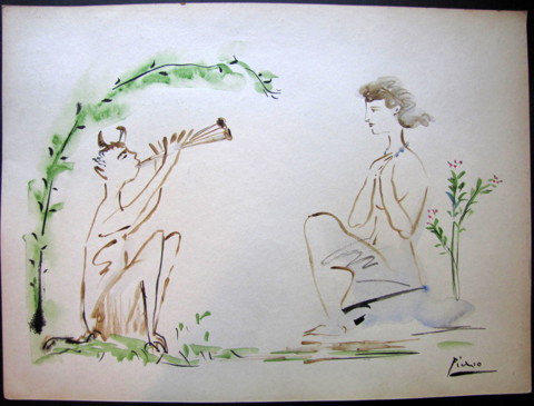 Pablo Picasso - Faun and Woman - 6