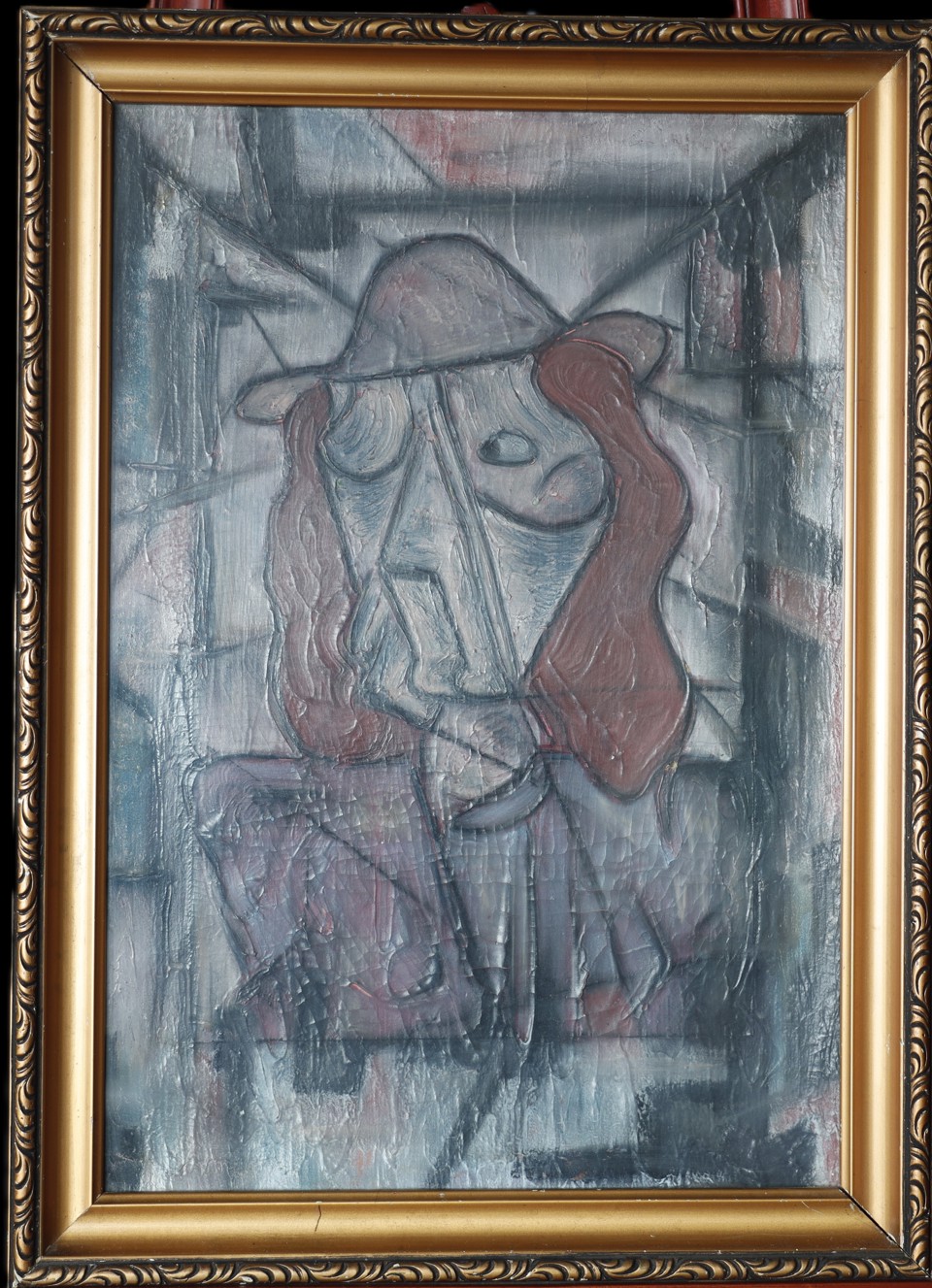 An unsigned work in the Cubist style