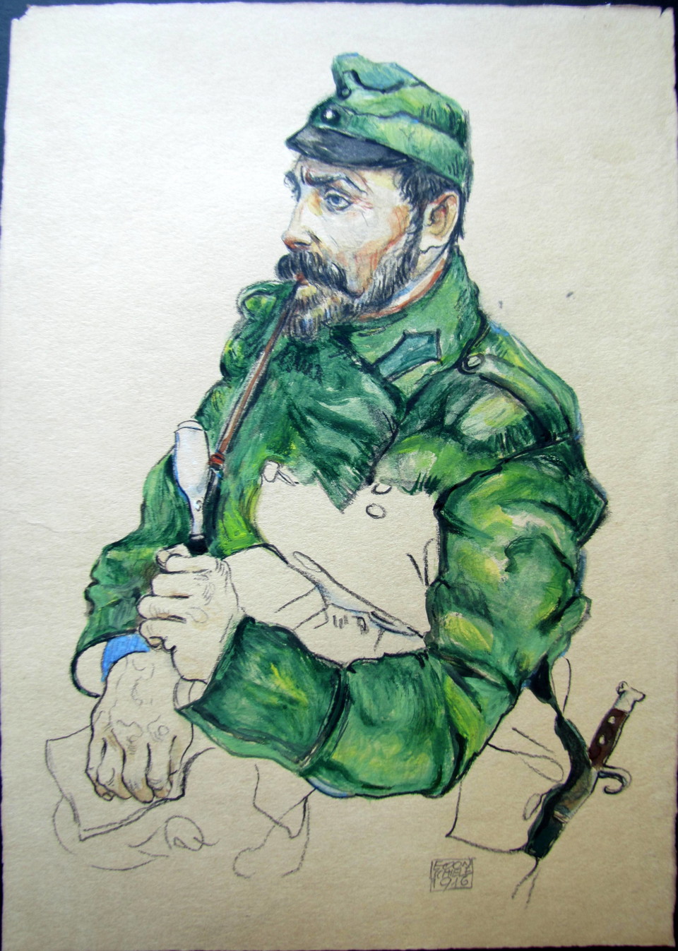 Egon Schiele - Soldier