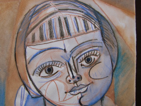 Pablo Picasso - his daughter Paloma - 2