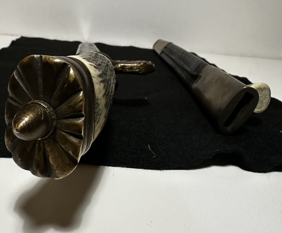 Sběratelská dýka – historická symbolika, komplet s pochvou