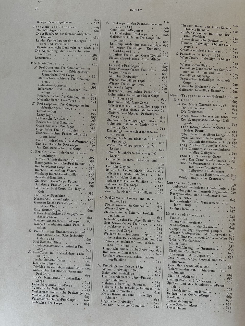 The Austrian Army 1700-1867