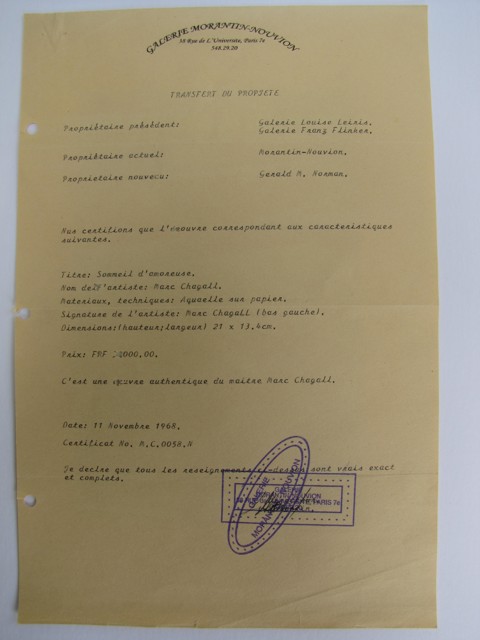 Marc Chagall - Sleeping Lover - 6