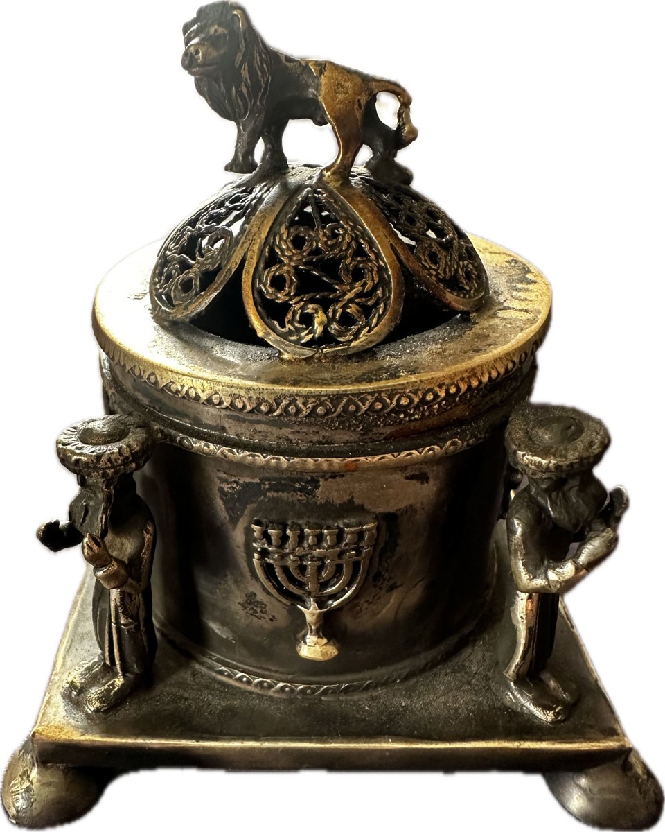 Decorative Russian silver with Jewish motifs