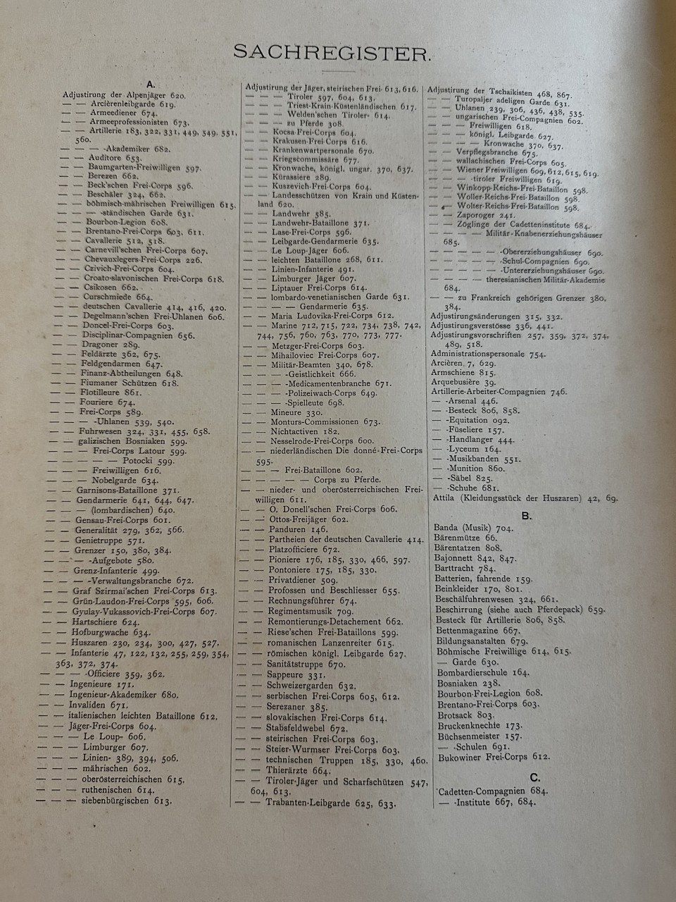 The Austrian Army 1700-1867