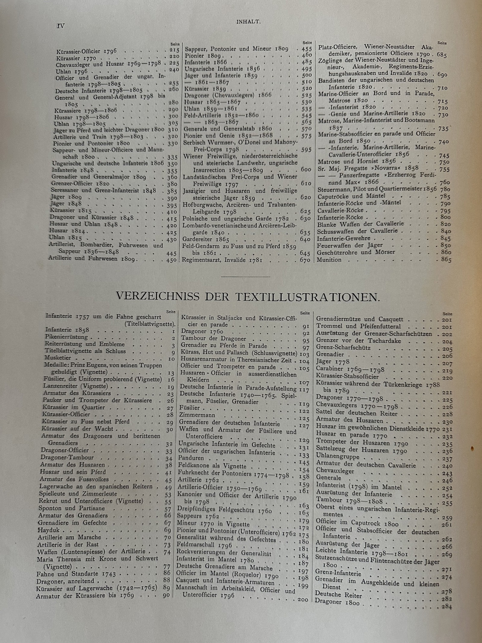 The Austrian Army 1700-1867