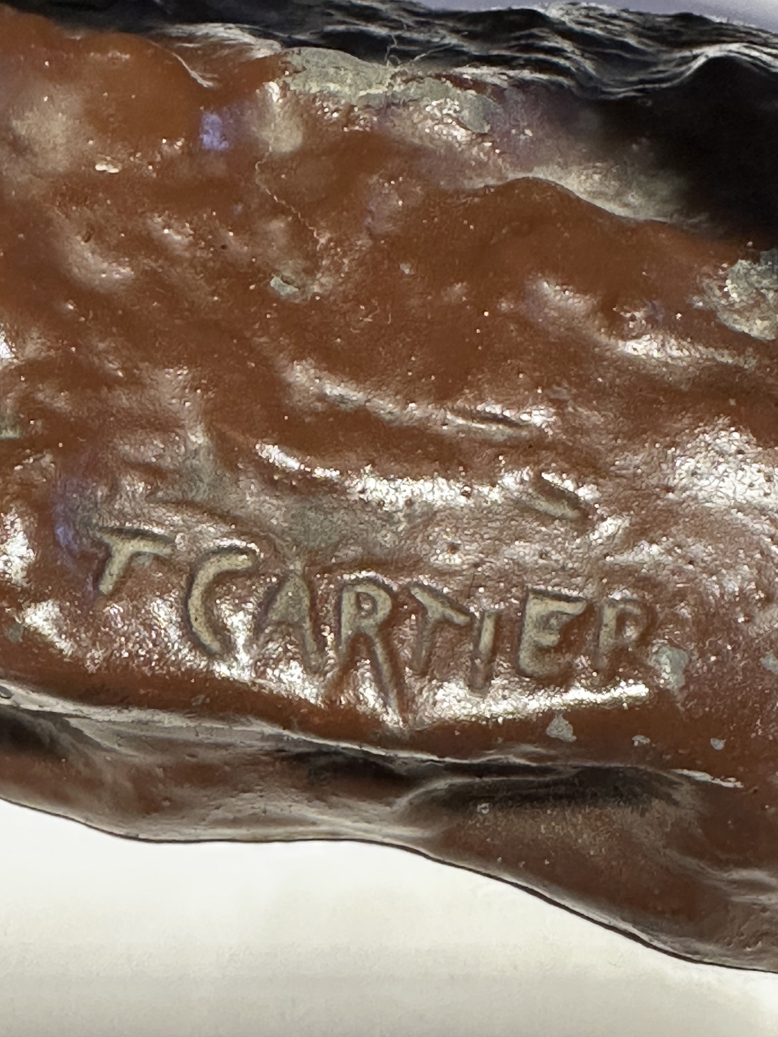 Elegantní socha lva – signováno „CARTIER“