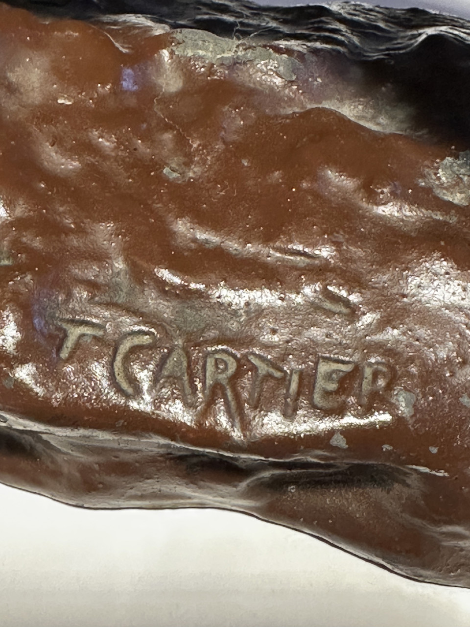 Elegantní socha lva – signováno „CARTIER“