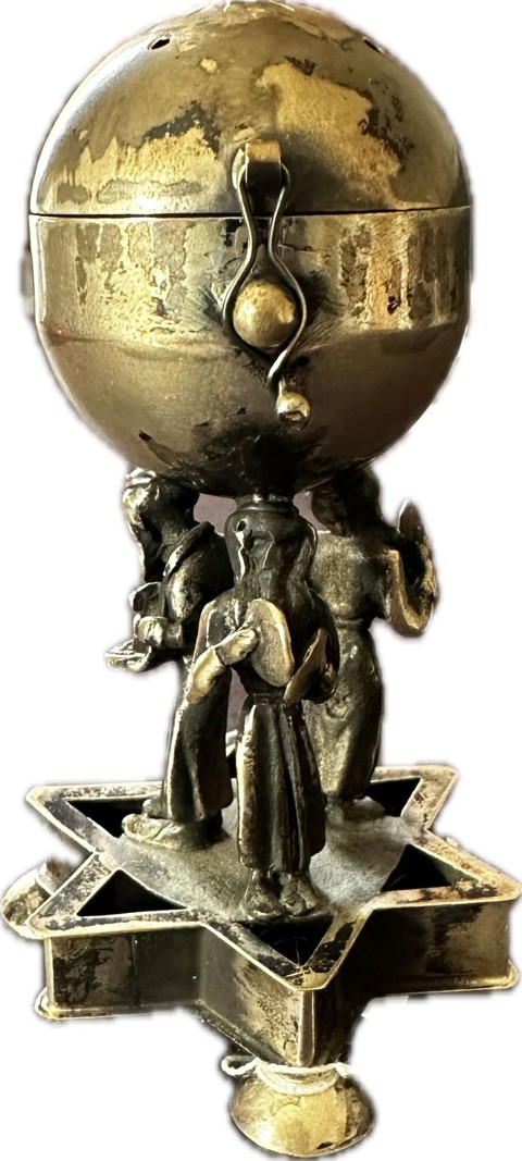 Decorative Russian silver with Jewish motifs - cymbals - 1