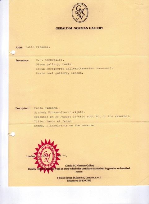 Pablo Picasso - Faun and Woman - 12