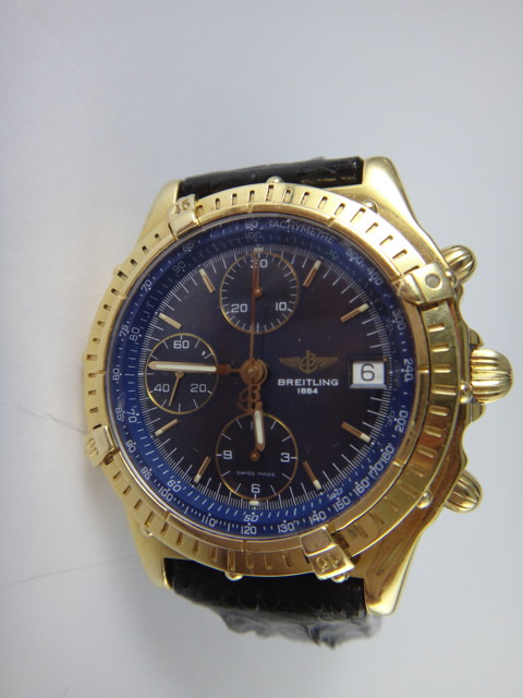 Breitling – 18K solid gold chronograph - 2