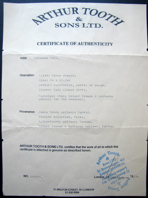 Salvador Dalí - Supported Venus - 7