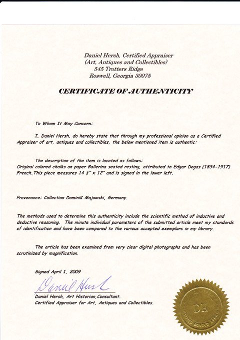 Edgar Degas - A Relaxing Seated Ballerina - 5