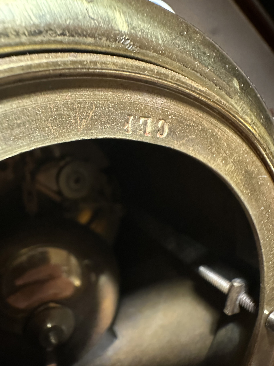 Three-Piece Delft Blue Porcelain Clock Garniture