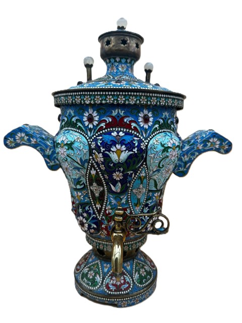 Pure silver Russian Samovar - Khlebnikov?