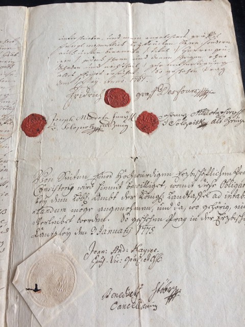 Austrian Habsburg Fiscal Bond / Debt Obligation – 1775 - 2